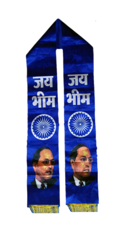 Babasaheb photo printed Jai bhm dupatte