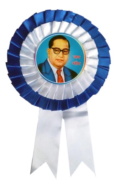 Jai Bhim double ribbon Badge